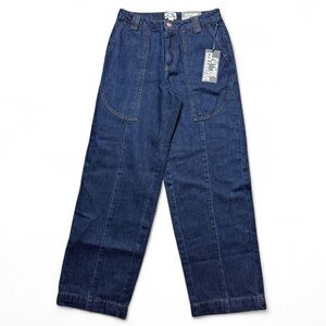 Future Collective Straight Leg High-Rise Dark Wash Blue Jeans Women’s Size 4 NWT